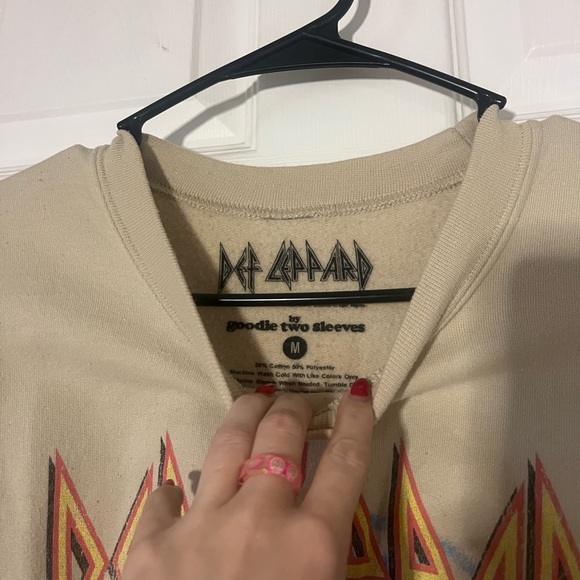 Vintage deaf leopard crewneck - Picture 2 of 3